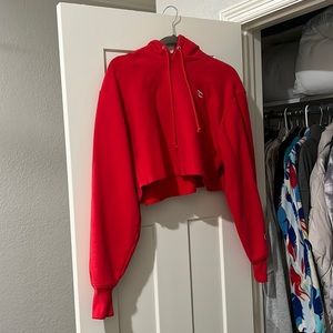Cropped Champion hoodie